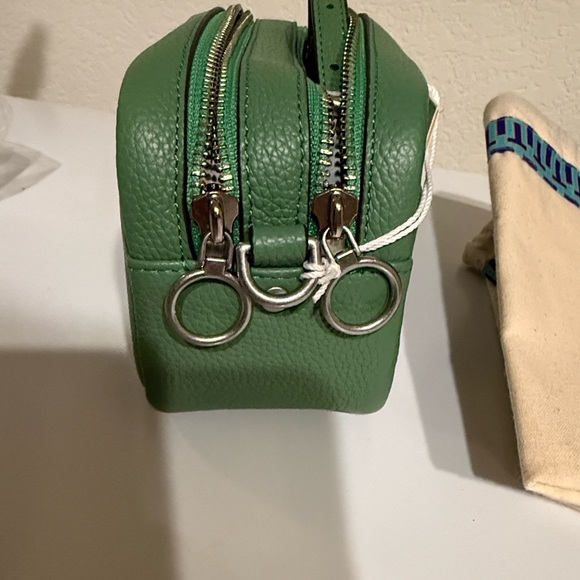 Tory Burch Forest Green Crossbody Bag in the color Patina - Picture 8 of 8